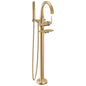 DELTA® T4745-CZ-PR-FL Bonacci™ Floor Mount Tub Filler Trim, 1.75 gpm Flow Rate, Lumicoat® Champagne Bronze, 1 Handles, Yes, Commercial/Residential