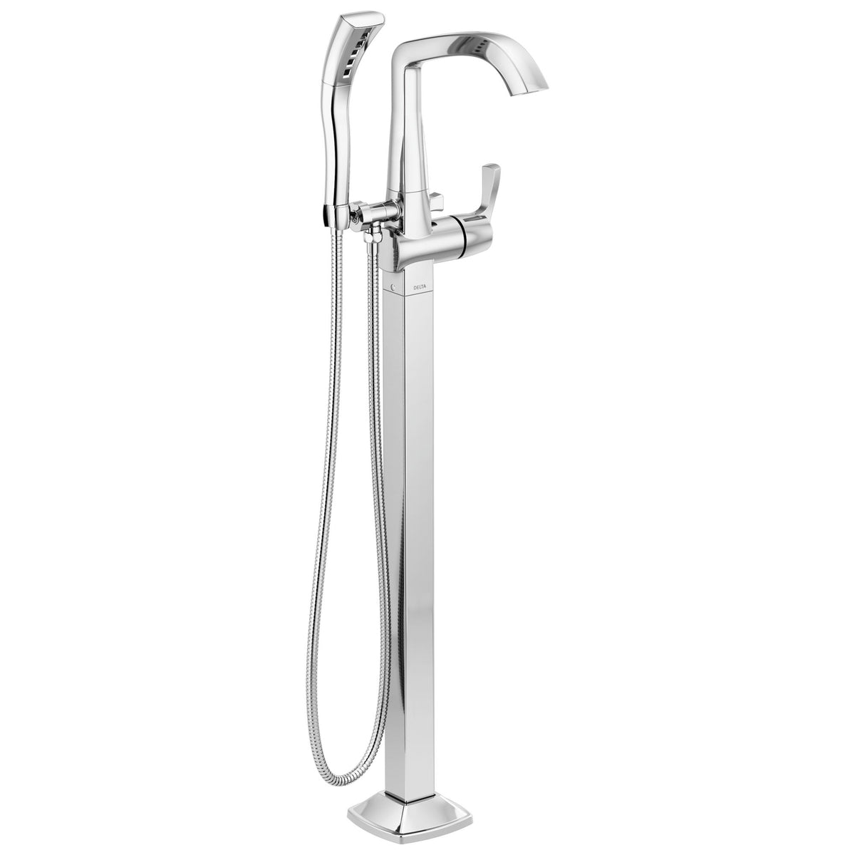 Floor Mount Tub Filler Trim - Chrome - Brass