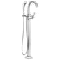 Stryke - Floor Mount Tub Filler Trim - Chrome