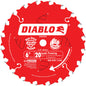 Diablo® D0620X Laser Cut Circular Saw Blade, 6 in Dia x 0.039 in THK, 1/2 in Arbor, Carbide Blade, 20 Teeth
