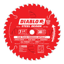 Steel Demon - Circular Saw Blade - 5/8" Arbor - 38 Teeth