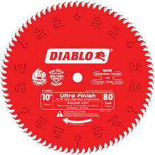 Circular Saw Blade - 10" Dia x 0.071" Thk - 80 Teeth