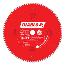 Circular Saw Blade - 12" Dia x 0.071" Thk - 96 Teeth