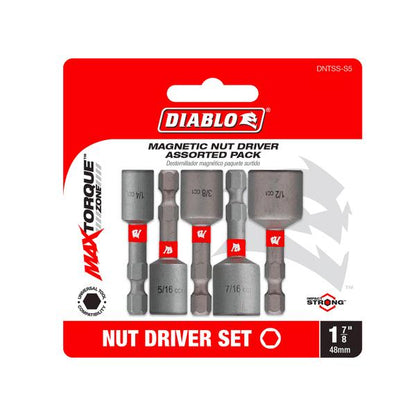 Magnetic Nut Driver - 1-7/8" OAL