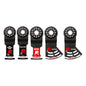 Diablo® DOS5S General Purpose Oscillating Blade Set, For Use With Nail Embedded Wood/Clean Wood/Metal/Plastics and Drywall, 5 Piece, Starlock