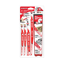 Reciprocating Saw Blade Set - 5 Pieces - Carbide