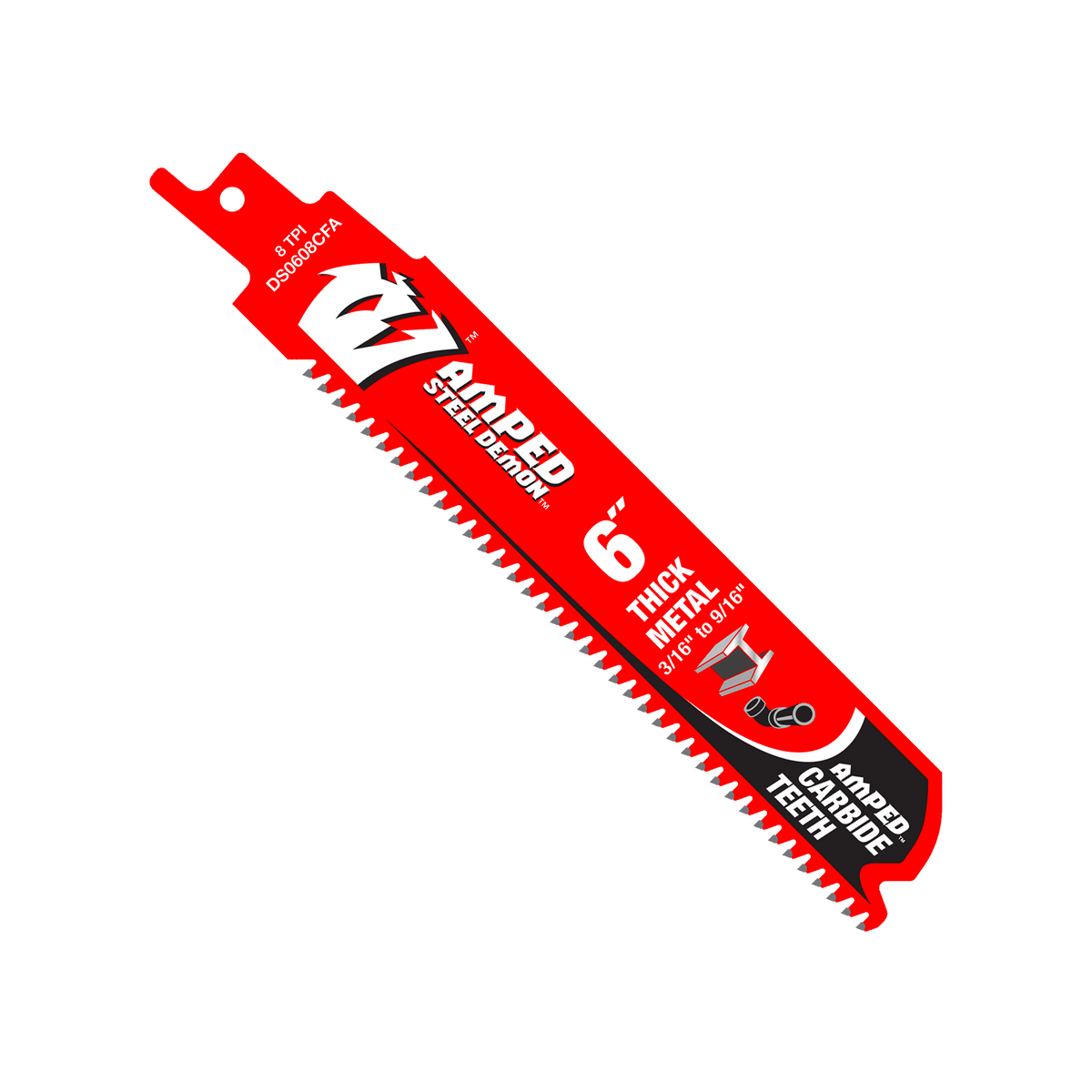 Reciprocating Saw Blade - 9" L - 8 TPI TPI