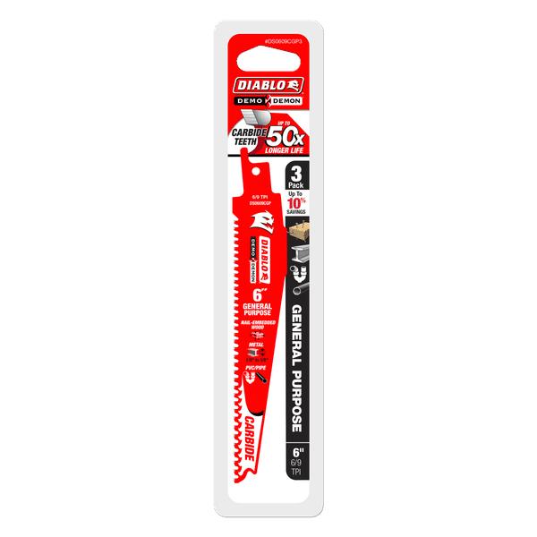6" CARIBIDE GENERAL PURPOSE 9T
