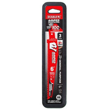 Amped Demo Demon - Reciprocating Saw Blade - 6" L - 6/12 TPI