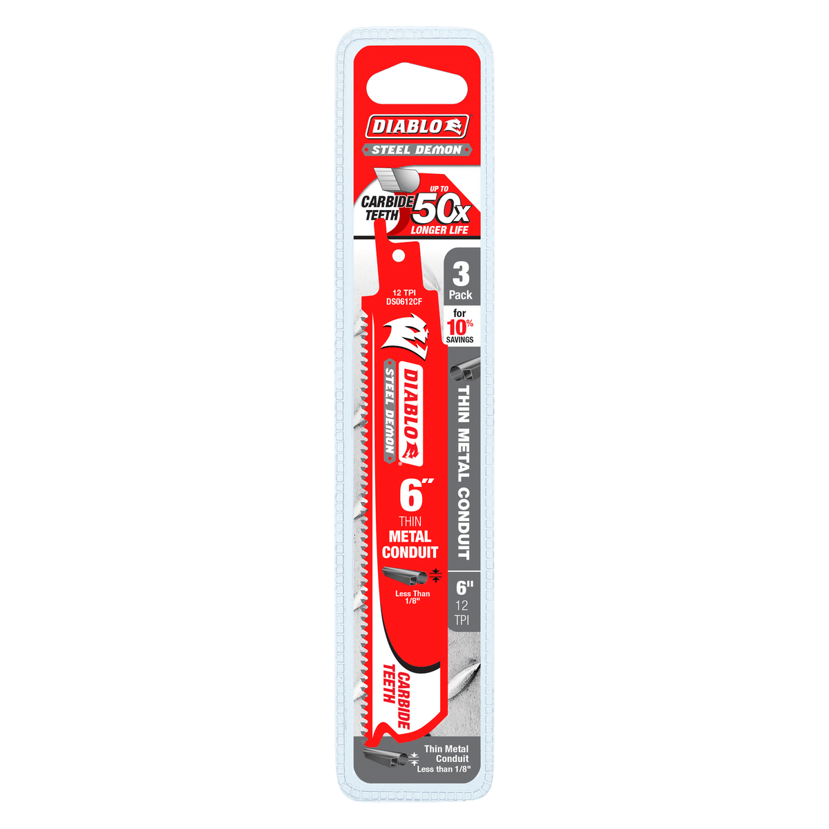 Steel Demon - Reciprocating Saw Blade - 9" L - 12 TPI