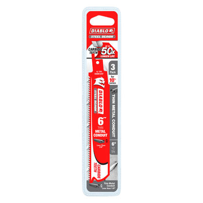 Steel Demon - Reciprocating Saw Blade - 9" L - 12 TPI