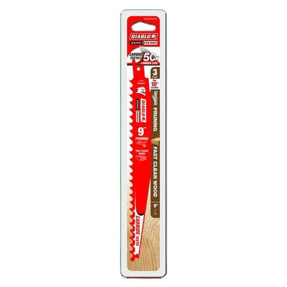 Reciprocating Saw Blade - 9" L - 3 TPI
