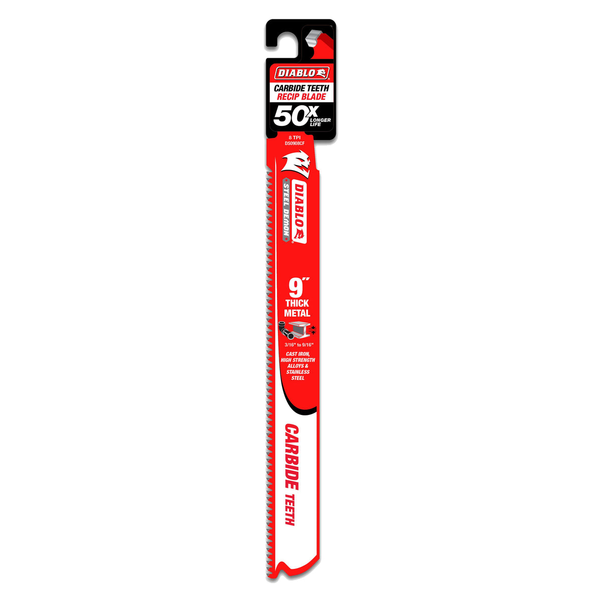 Reciprocating Saw Blade - 9" L - Steel