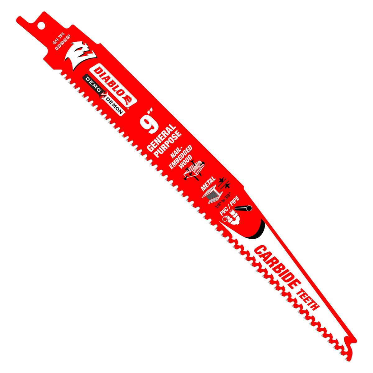 Reciprocating Blade Set - 10.3" L 1.3" W - 6, 9 TPI TPI