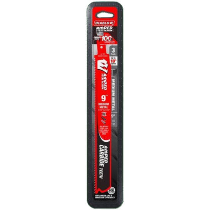 Amped Steel Demon - Reciprocating Saw Blade - 9" L