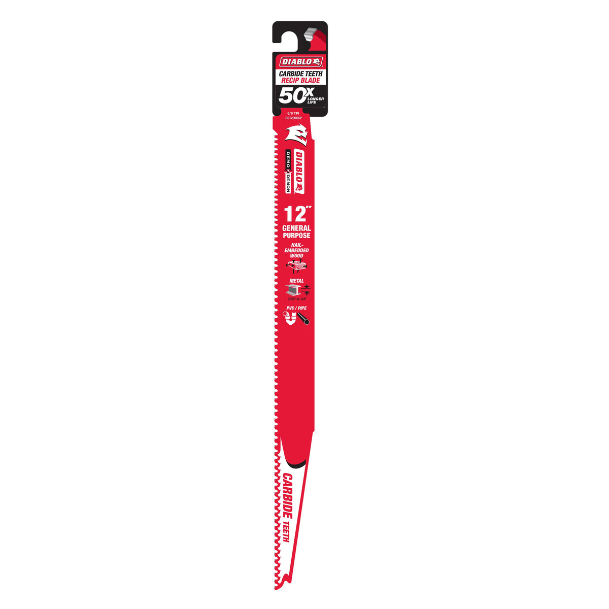 Reciprocating Blade Set - 13.35" L 1.3" W - 6, 9 TPI TPI
