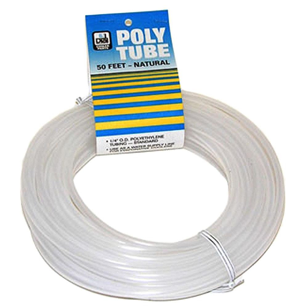 Dial Manufacturing 4321 Poly Tube, 100 ft L, Polyethylene, Black