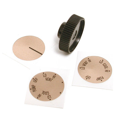 Dial Manufacturing 7486 Medium Knob Kit, For Use With 2 Speed Coolers, 1/4 in Shaft