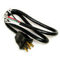 Dial Manufacturing 7545 4-Wire Motor Plug, 115 V, 36 in L Cord