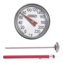 Diversitech 6-321 Pocket Thermometer With Magnifying Lens, 0 to 220 deg F, Analog Display