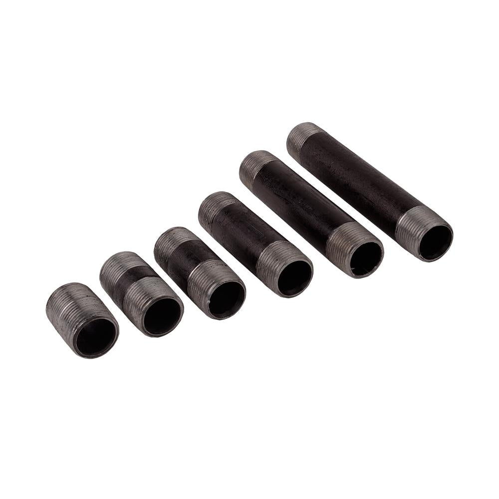 Diversitech BPN-A34 Nipple Assortment, 3/4 in Nominal, 66 Pieces, Welded Steel, Black Oxide, Import