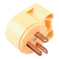Diversitech ED4409 Right Angle Plug, 125 V AC, 20 A, 2 Poles, 3 Wires, Yellow