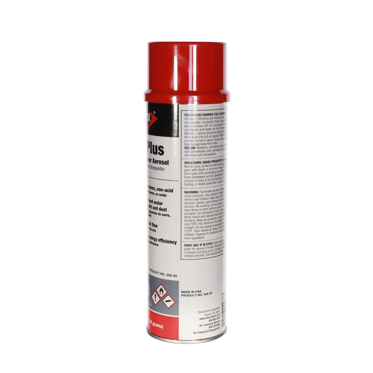 358-20 Foaming Coil Cleaner - 19 oz Aerosol Can