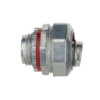 Liquid Tight Straight Connector - 1/2" Trade - Metallic