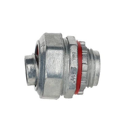 Liquid Tight Straight Connector - 1/2" Trade - Metallic