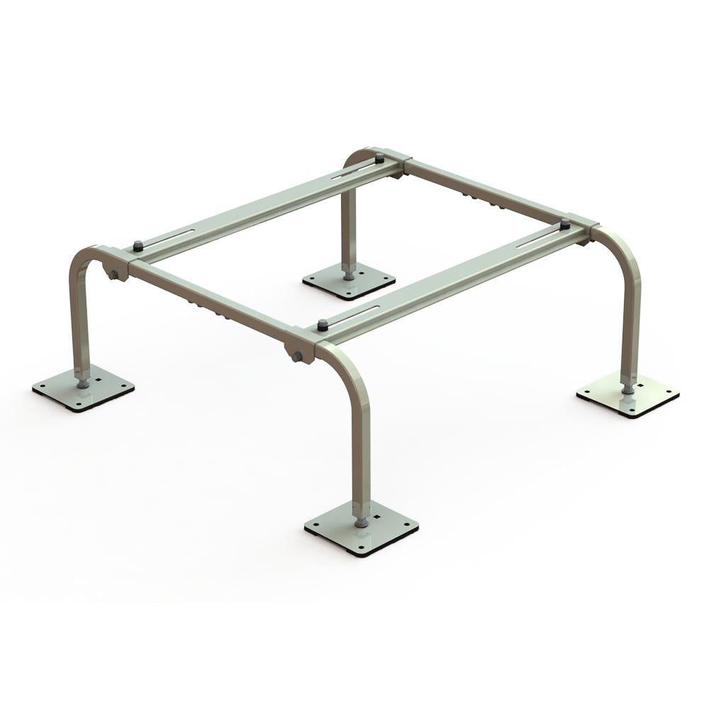 Quick-Sling® QSMS1204 Extra Wide Large Mini-Split Stand, 54 in L x 12 in H, White