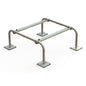 Quick-Sling® QSMS1204 Extra Wide Large Mini-Split Stand, 54 in L x 12 in H, White