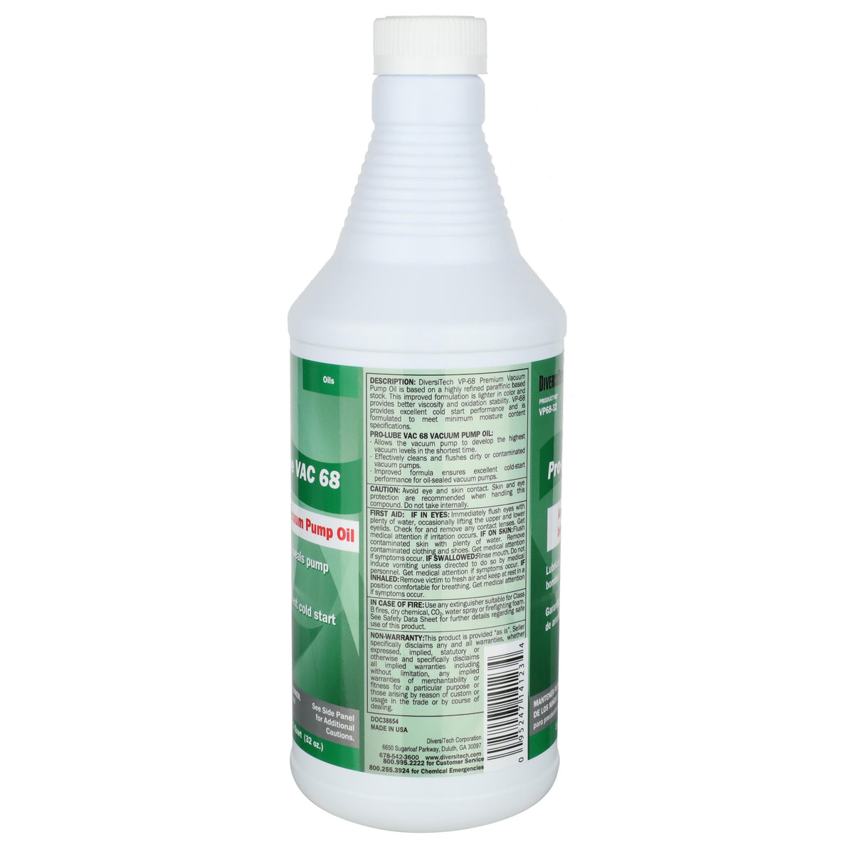 Vacuum Pump Oil - 1 Qt Jug