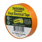 Dottie® 360ORG Color Coding Economy Industrial Electrical Tape, 60 ft L x 3/4 in W, 7 mil THK, PVC, Rubber Adhesive, Orange