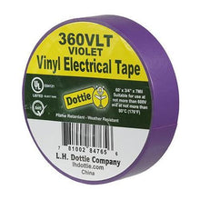 Dottie® 360VLT Color Coding Tape, 60 ft L x 3/4 in W, 7 mil THK, PVC, Violet