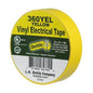 Dottie® 360YEL Color Coding Economy Industrial Electrical Tape, 60 ft L x 3/4 in W, 7 mil THK, PVC, Rubber Adhesive, Yellow