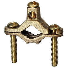 Dottie® DB27 Bare Grounding Clamp, 10 to 2 AWG Conductor, Bronze