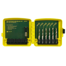 1-Piece Drill/Tap Hex Bit Kit - 6 Pieces - HSS