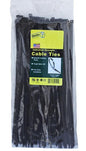 1-Piece Bent Tip Standard Duty Cable Tie - 0.18" - Nylon