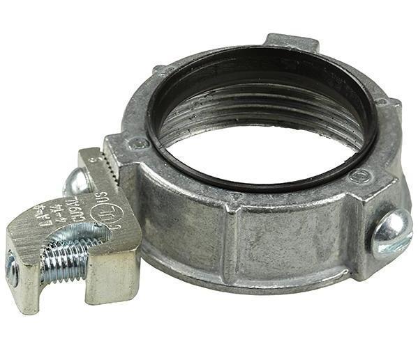 Dottie® GBL75 Ground Bushing, 3/4 in Trade, 4 AWG Wire Min, 14 AWG Wire Max, Die-Cast Aluminum/Copper