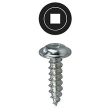 Dottie® KWDD1034 K-Lath Metal Piercing Screw, #10, 3/4 in OAL, Wafer Head, Square Drive, Steel, Zinc Plated