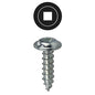 Dottie® KWDD10114 K-Lath Metal Piercing Screw, #10, 1-1/4 in OAL, Wafer Head, Square Drive, Steel, Zinc Plated