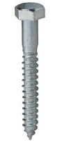 Dottie® LAG38112 Lag Screw, 3/8 in, 1-1/2 in OAL, Steel, Zinc Plated