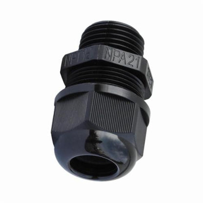 Straight Strain Relief Connector - 1/2" Trade - Nylon