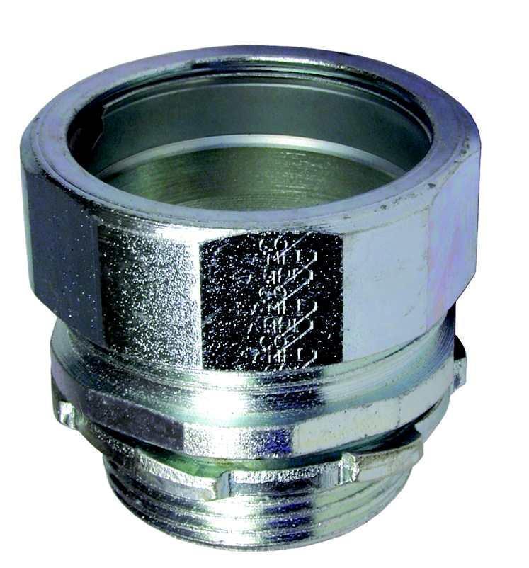 Non-Insulated Conduit Connector - 2" Trade - Steel