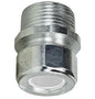 Straight Strain Relief Connector - White - 1/2" Trade