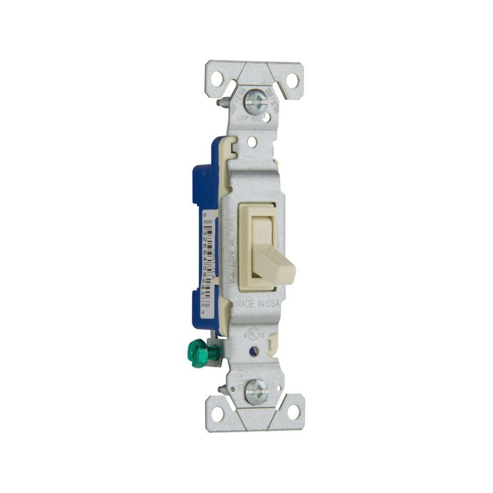 Standard/Specification Grade Toggle Switch - 120 V - 15 A