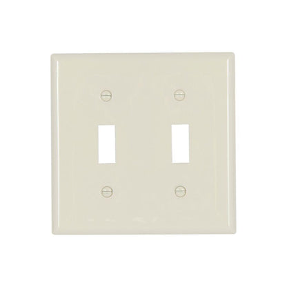 Standard Toggle Switch Wall Plate - 2 Gangs