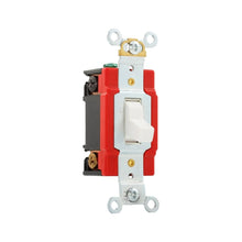 EATON Arrow Hart AH1224W 4-Way Premium Automatic Grounding Toggle Switch, 120/277 V, 20 A, 1 hp Power Rating