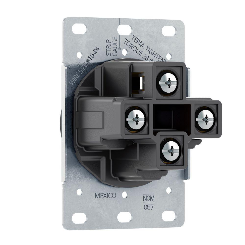 Flush Mount Arrow Hart Power Device Receptacle - 30 A