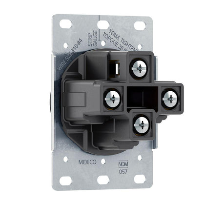 Flush Mount Arrow Hart Power Device Receptacle - 30 A